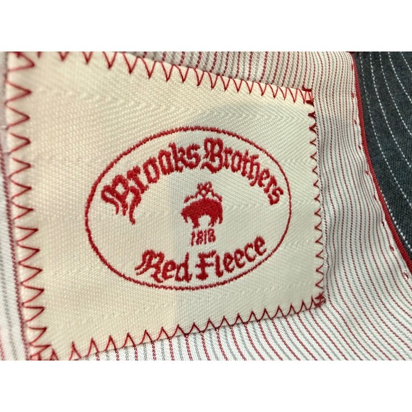 Brooks Brothers Baird McNutt Mens Blue Pinstripe Blazer 100% LinenSport Coat40R - Picture 13 of 14